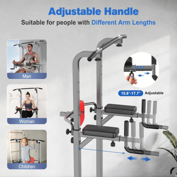 Pull Up Bar Station Workout Dip Station