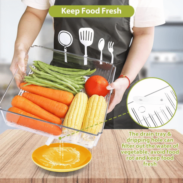 Refrigerator Pantry Organizer Bins